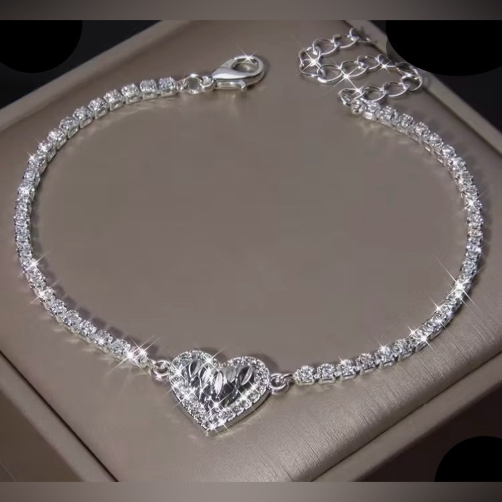 Silver Heart Bracelet